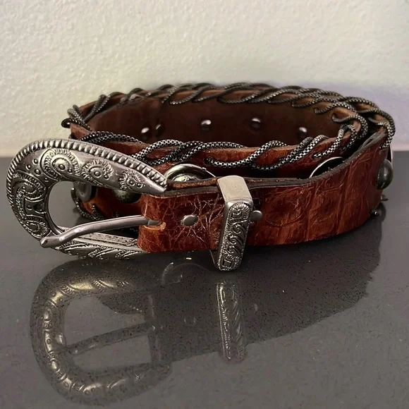 Vintage | Accessories | Vtg Usmeco Studded Western Belt  display picture 3